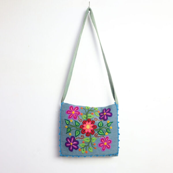 Morral floreado A4